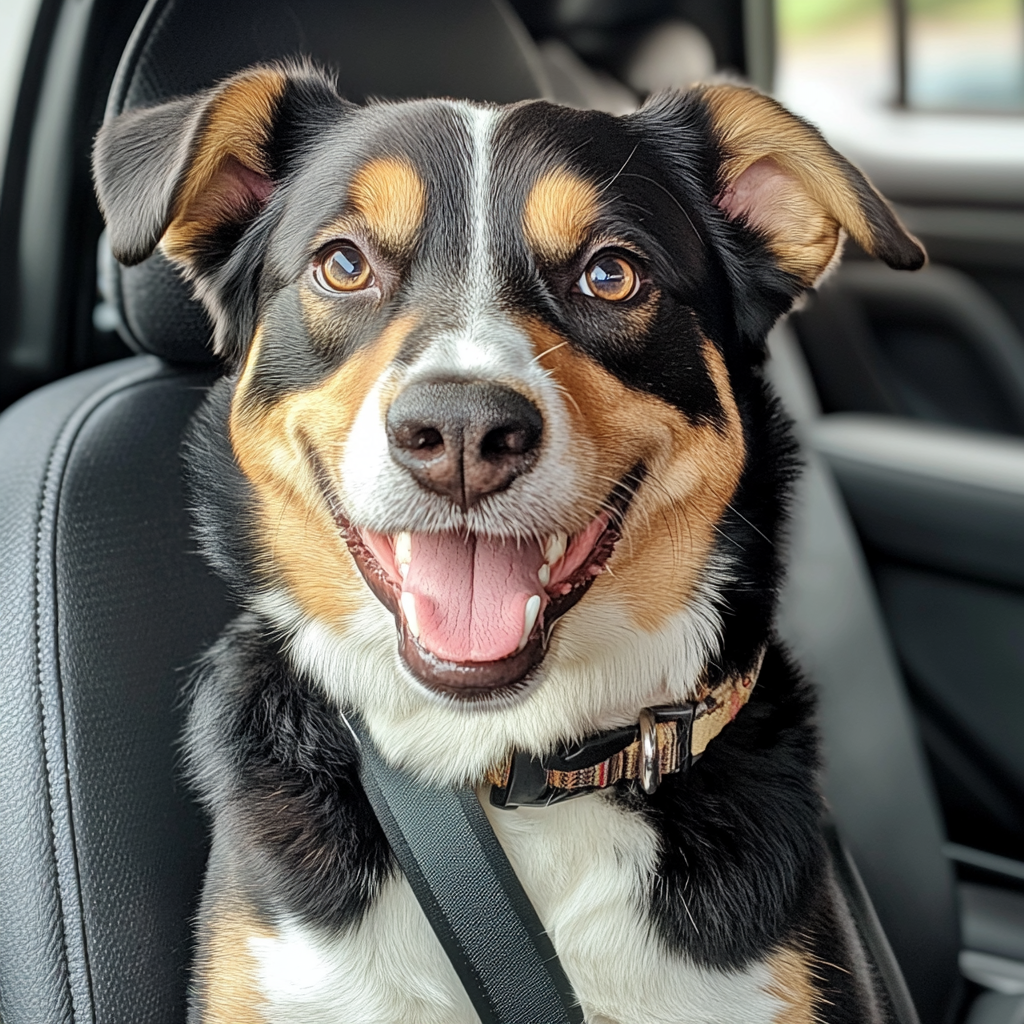dog in pet taxi Europe