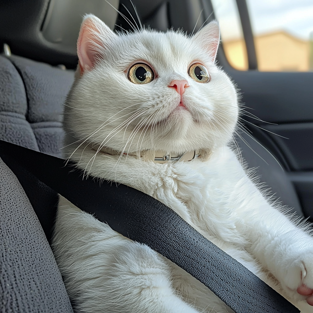 cat in pet taxi