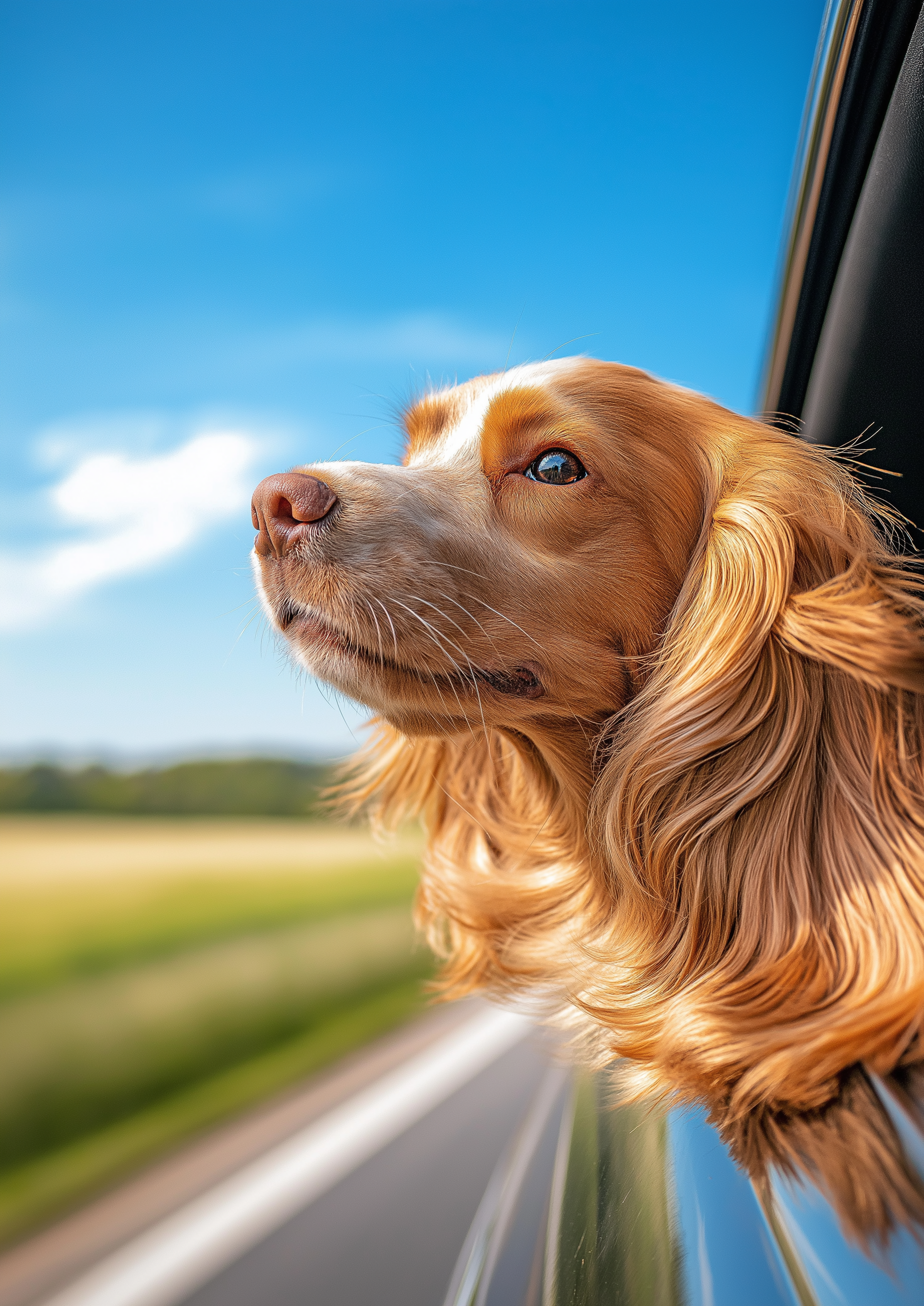 Dog in Pet taxi